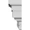Ekena Millwork 101" Bottom Width x 103 1/2" Top Width x 3 7/8"H x 1/4"P Stockport Crosshead CRH04X101ST - alternate 3